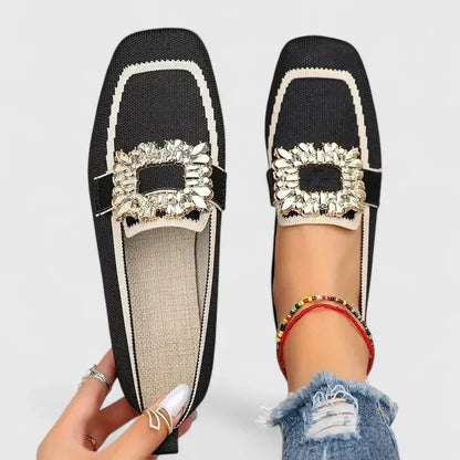 Cora | Women's Cushioned Square-Toe Elegant Orthopedic Loafers