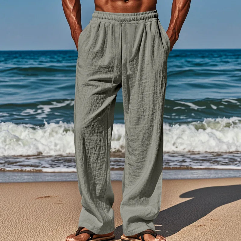 Zane | Women's Relaxed Beach Trousers with Drawstring