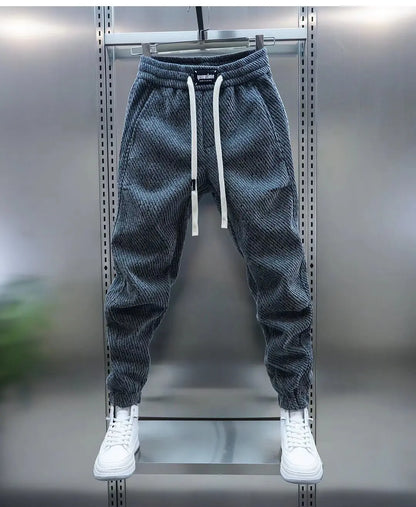 Jackson | Men's Patterned Comfort Trousers with Drawstring