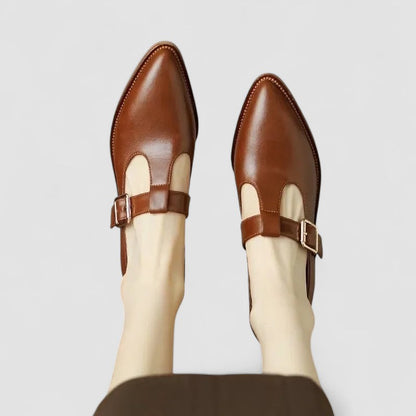 Thalynah | Women's Cushioned Pointed-Toe Orthopedic Mary Jane Shoes