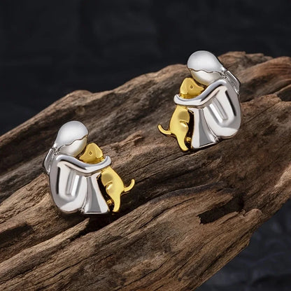 Lisa Dog-Themed Icon Earrings