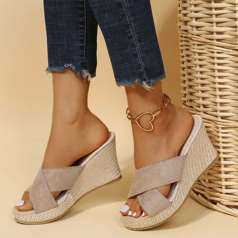 Jewel | Women's Lightweight Open-Toe Chic Wedge Sandals
