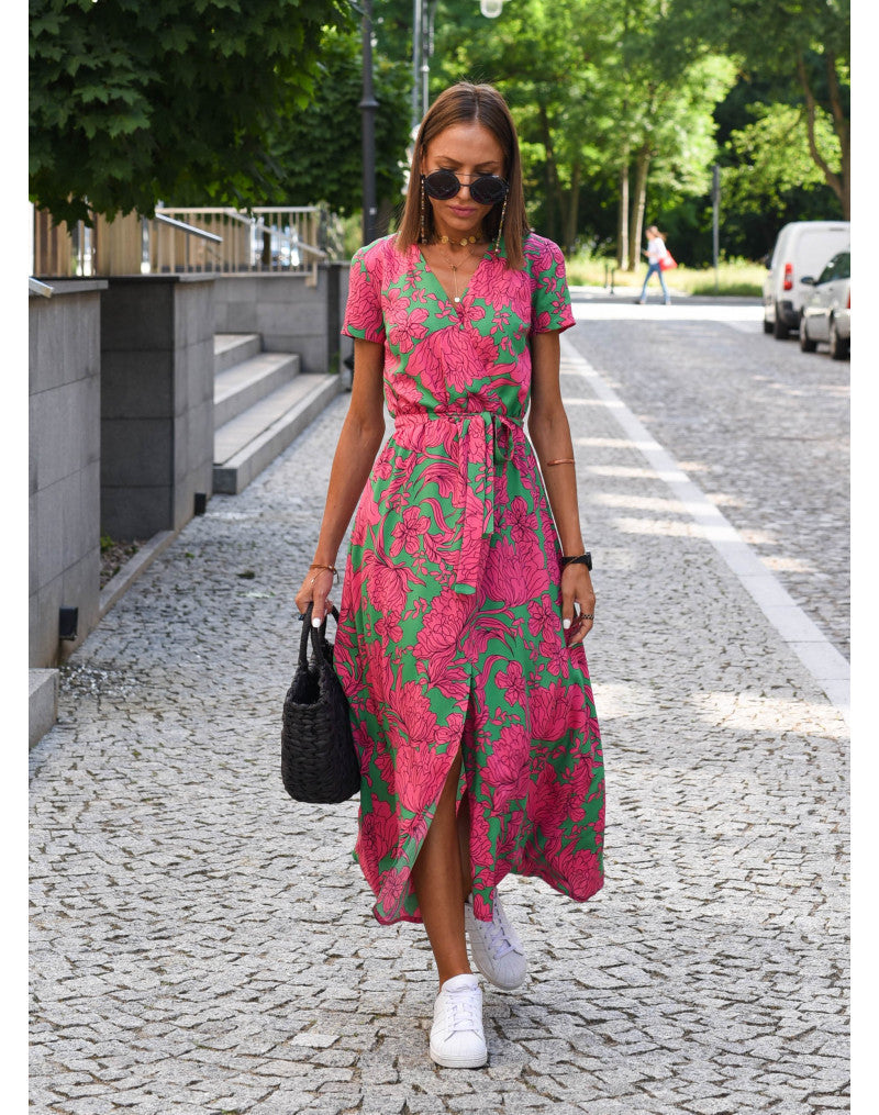 Leanne | Women's Elegant Tummy Covering Midi Dress
