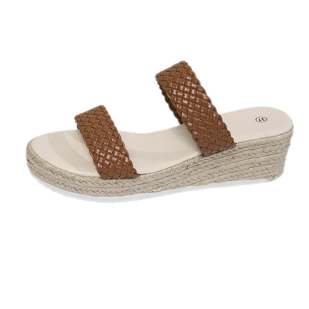 Women's Cushioned Open-Toe Roselle Stylish Comfortable Wedge Sandals