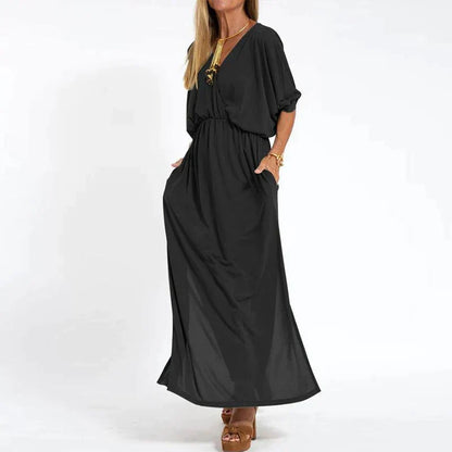 Mariah | Women's Classic Maxi Dress with Pockets