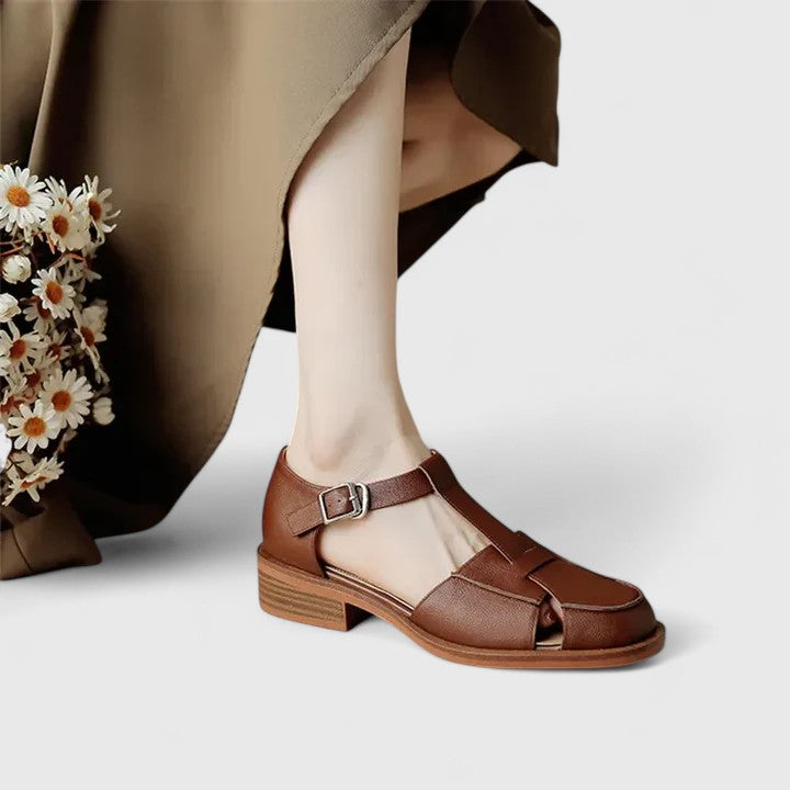 Thalina | Women's Cushioned Open-Toe Elegant Mary Jane Sandals