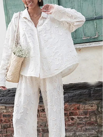 Gracelyn | Women's Floral Relaxed Elegant Casual Set