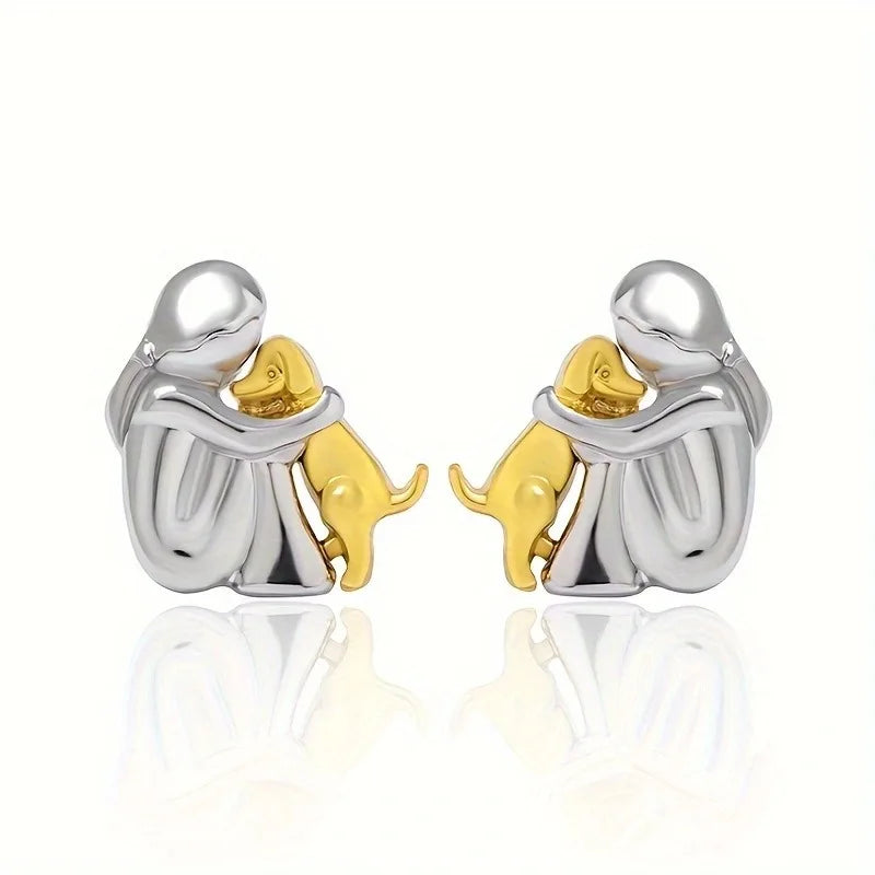 Lisa Dog-Themed Icon Earrings