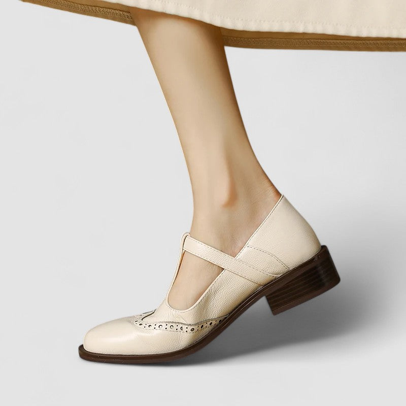 Olyssiah | Women's Cushioned Buckle Orthopedic Mary Jane Shoes
