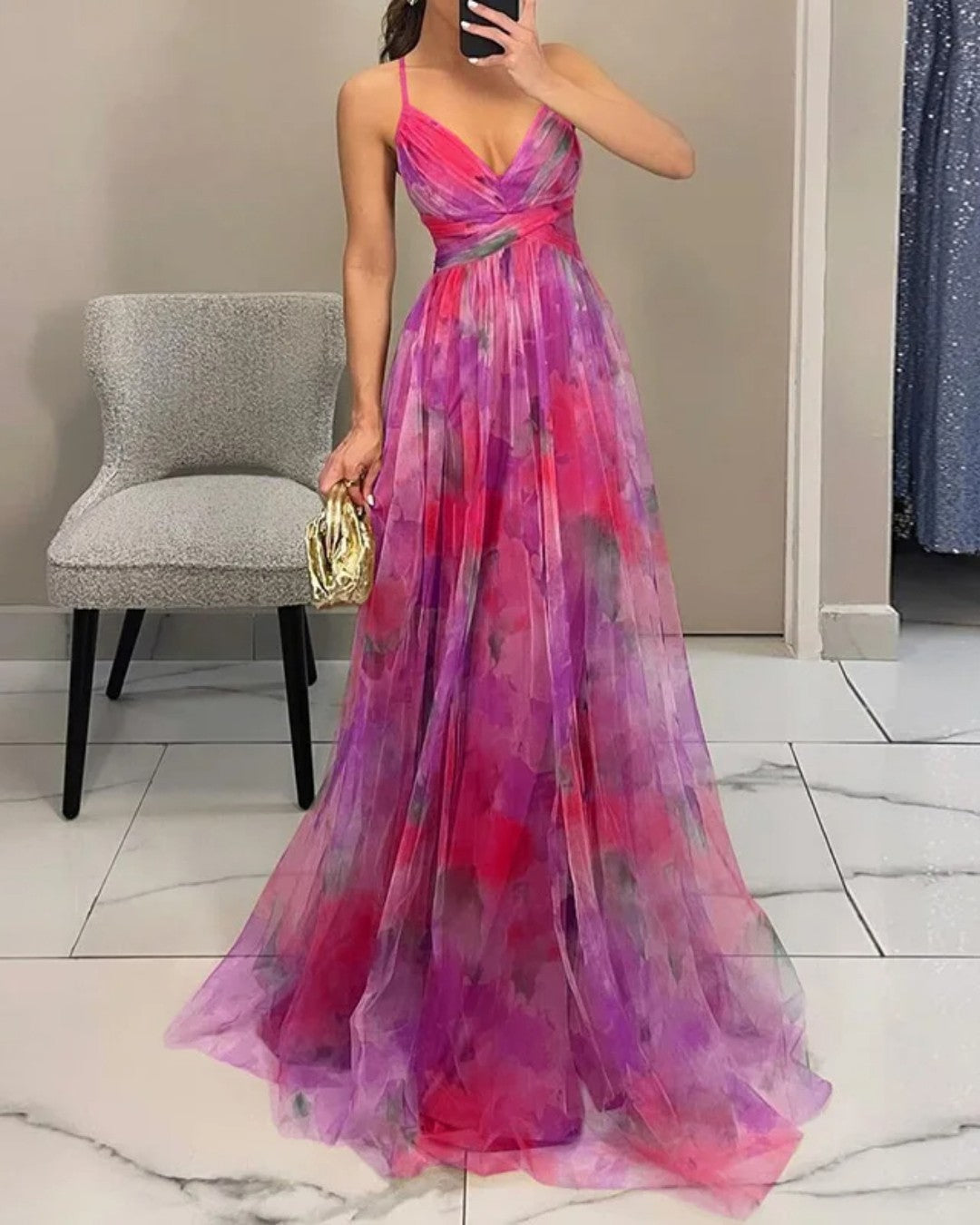 Giselle | Women's Captivating Floral Maxi Dress