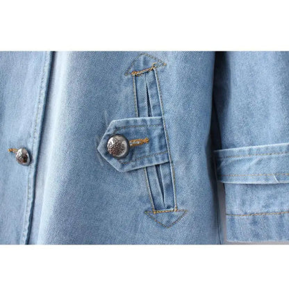 Sezina | Women's Stylish Denim Cape Coat