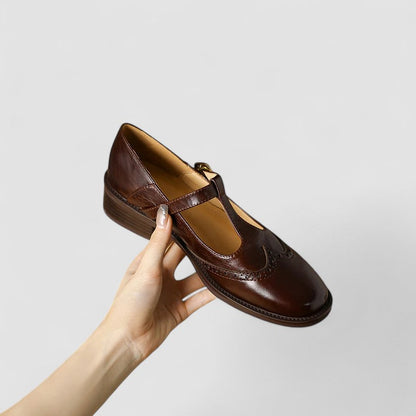 Olyssiah | Women's Cushioned Buckle Orthopedic Mary Jane Shoes