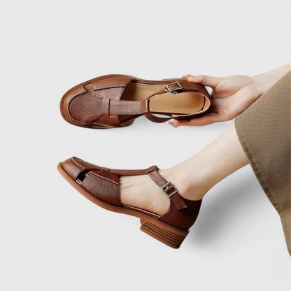 Thalina | Women's Cushioned Open-Toe Elegant Mary Jane Sandals