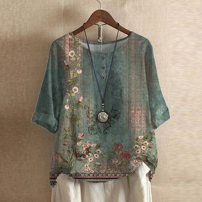 Anya | Women's Relaxed Retro-Inspired Blouse