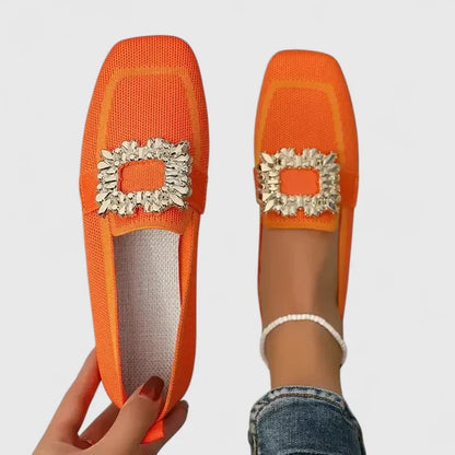 Cora | Women's Cushioned Square-Toe Elegant Orthopedic Loafers