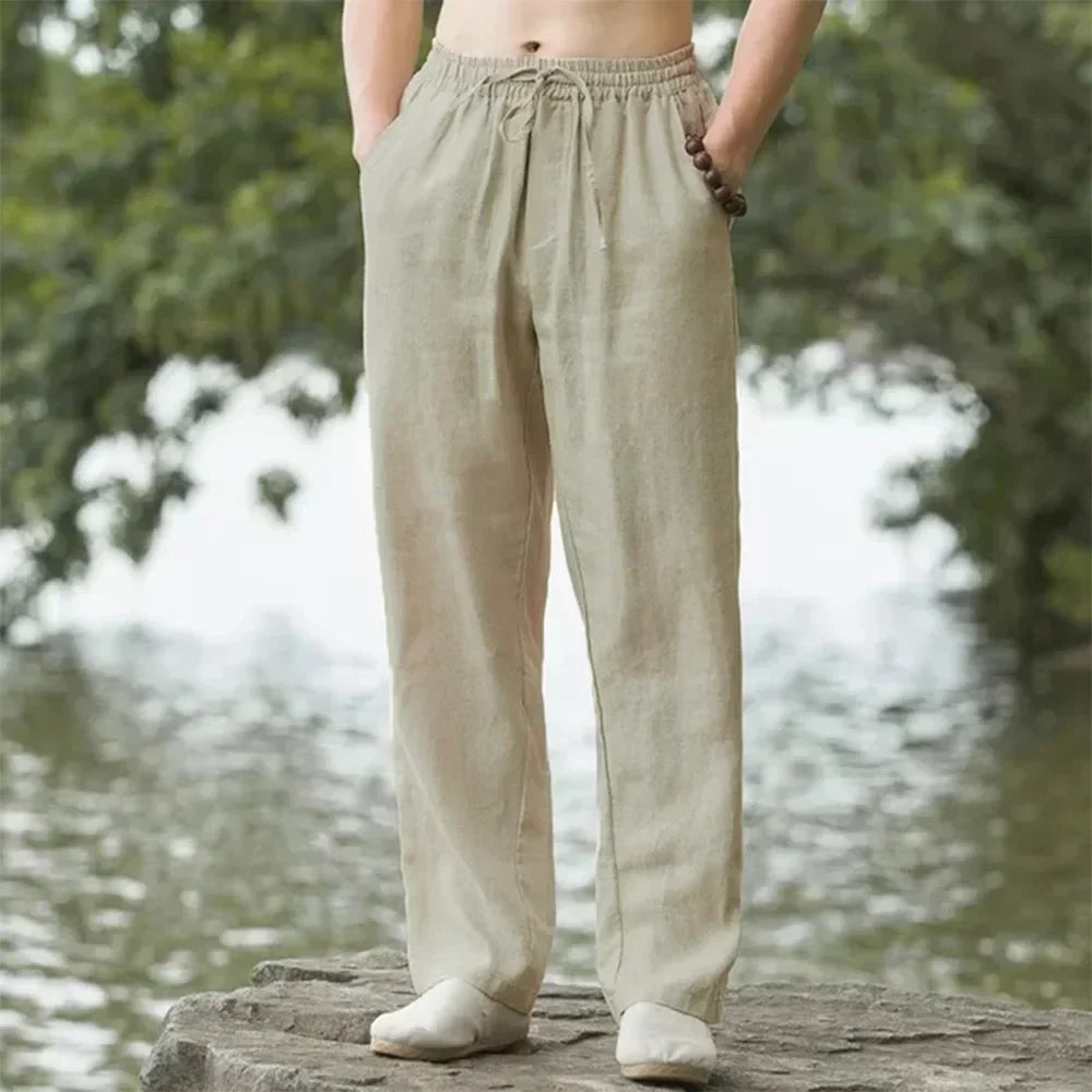 Noor | Men's Zen Trousers with Drawstring