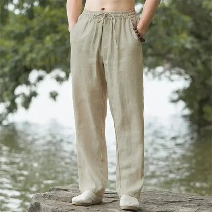 Noor | Men's Zen Trousers with Drawstring