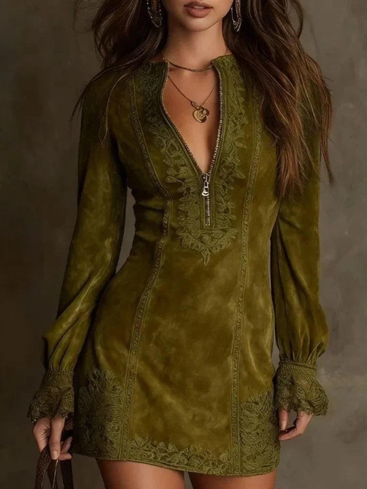Women's Chic Short Dress, Elegant & Feminine