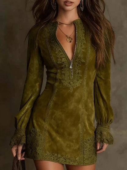 Women's Chic Short Dress, Elegant & Feminine