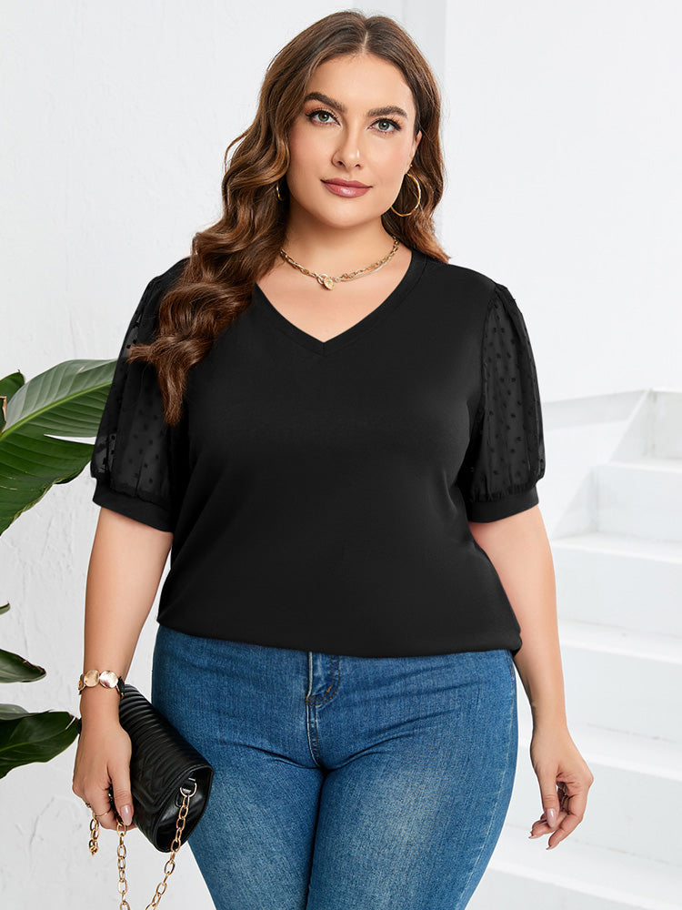 Rhianna | Women's Elegant Puff-Sleeve Top
