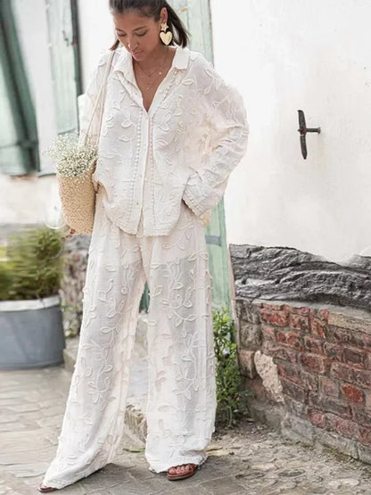 Gracelyn | Women's Floral Relaxed Elegant Casual Set