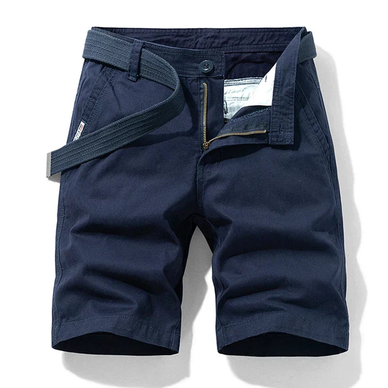Sergio | Men's Utility Belted Shorts with Pockets