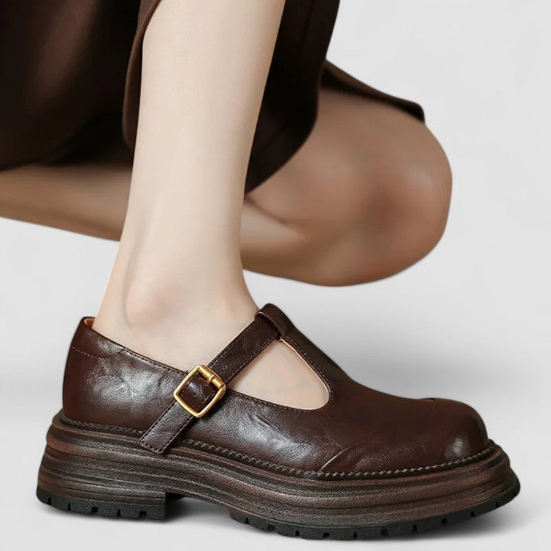 Sophyann | Women's Cushioned Buckle Orthopedic Mary Jane Shoes