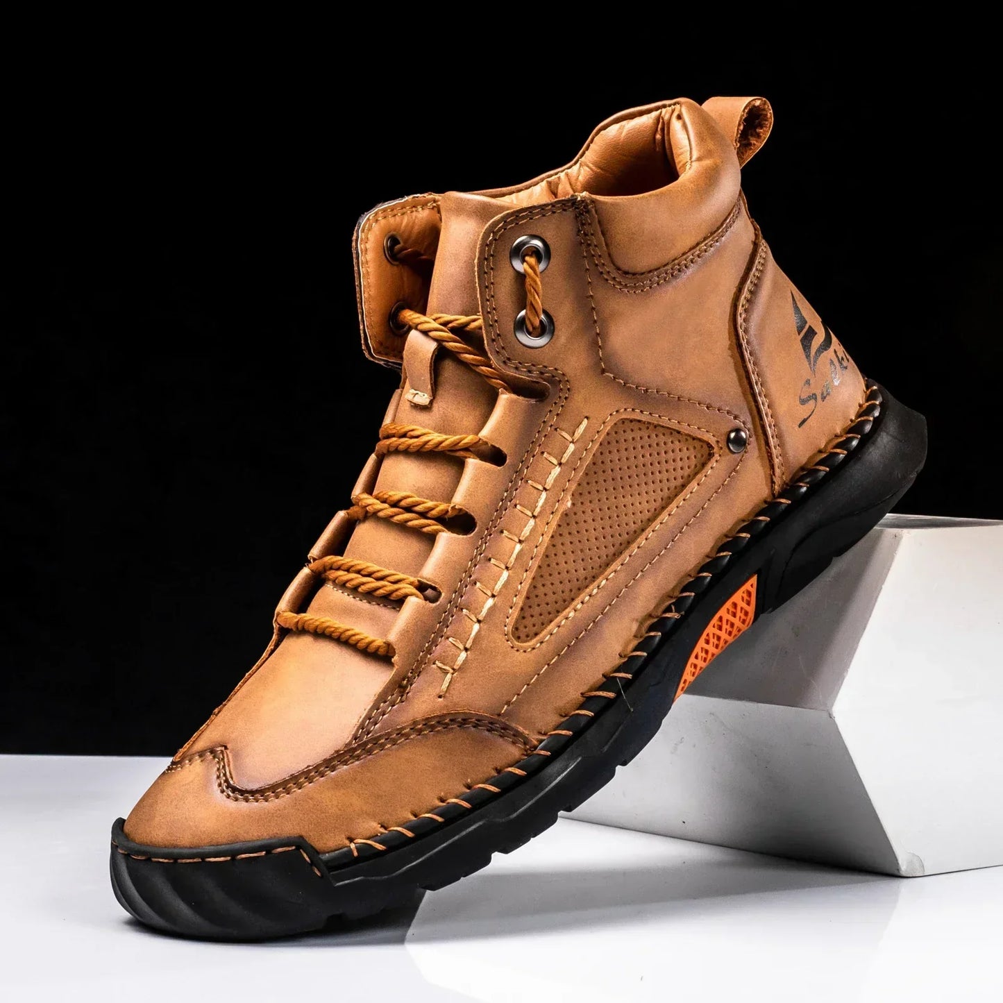 Moritz | Men's Orthopedic Lace-Up High Top Shoes with Arch Support