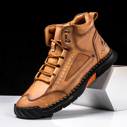 Moritz | Men's Orthopedic Lace-Up High Top Shoes with Arch Support