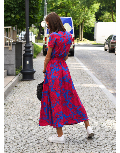 Leanne | Women's Elegant Tummy Covering Midi Dress