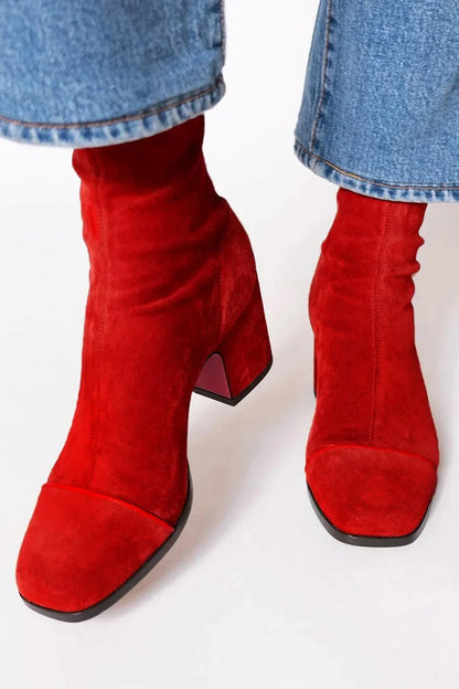 Ari | Women's Cushioned Square-Toe Elegant Boots