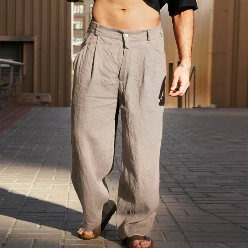 Stevie | Men's Wide Leg Trousers