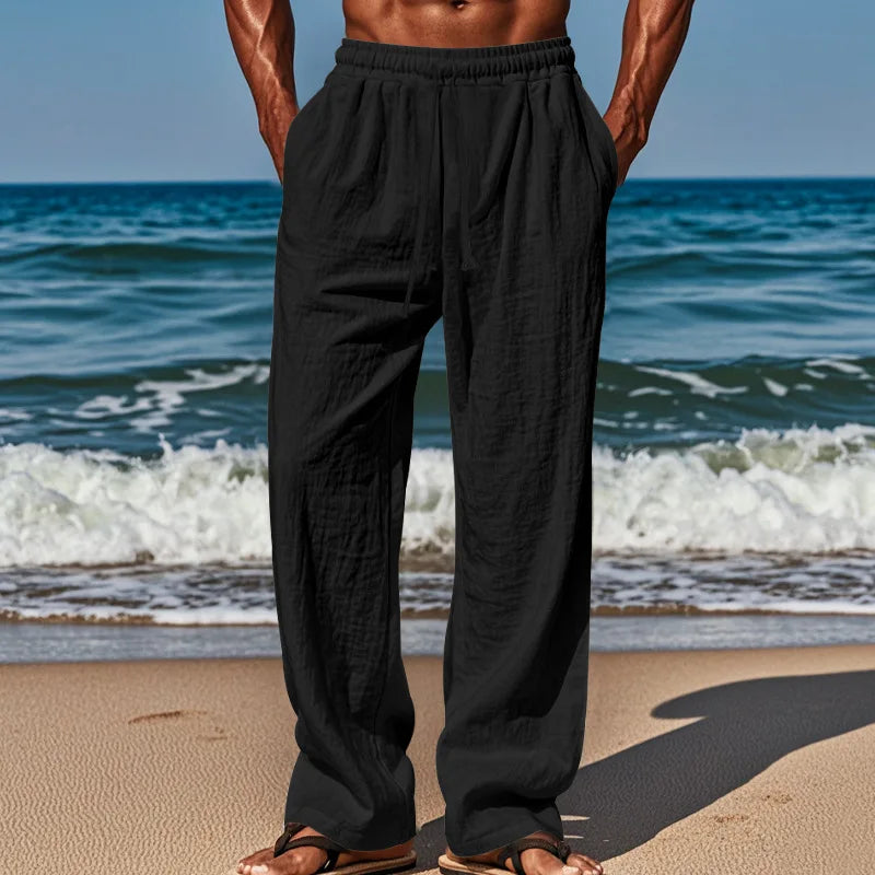 Zairre | Women's Relaxed Beach Trousers with Drawstring