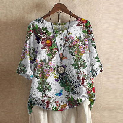 Anya | Women's Relaxed Retro-Inspired Blouse