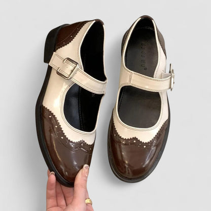 Auryzhel | Women's Cushioned Buckle Orthopedic Mary Jane Shoes