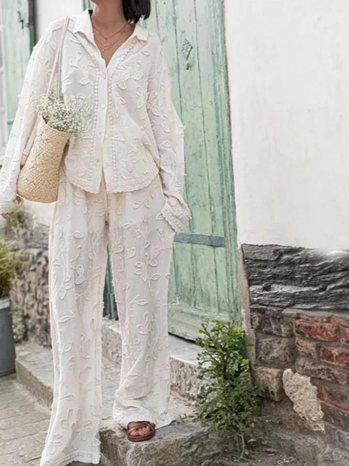 Gracelyn | Women's Floral Relaxed Elegant Casual Set