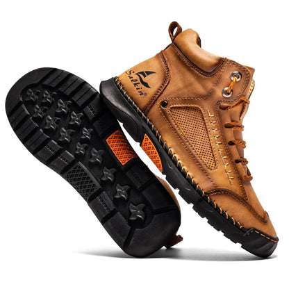 Moritz | Men's Orthopedic Lace-Up High Top Shoes with Arch Support