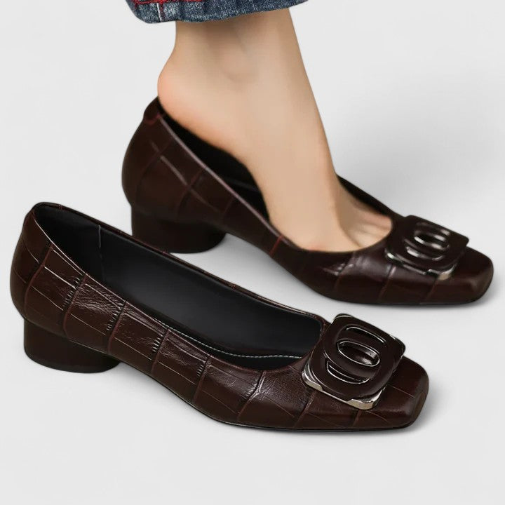 Jozie | Women's Cushioned Square-Toe Elegant Shoes