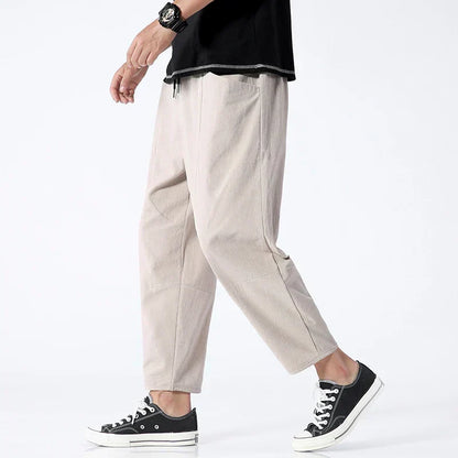 Kyoto | Women's Cropped Trousers with Drawstring
