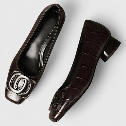 Jozie | Women's Cushioned Square-Toe Elegant Shoes