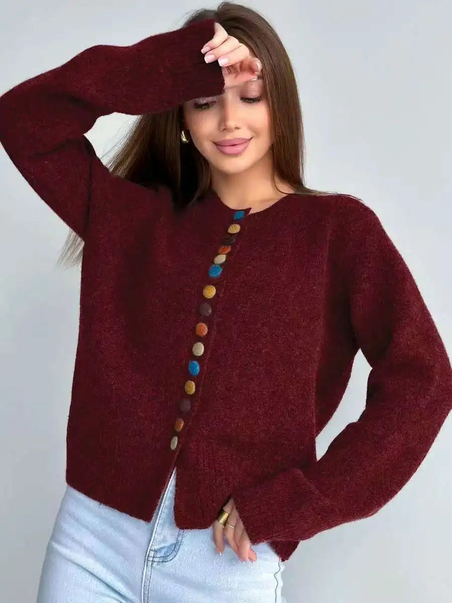 Women's Cropped The Noelle | Button-accent Cardigan
