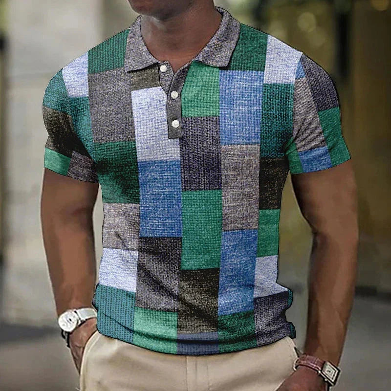 Esben | Men's Stylish Multicolour Polo Shirt