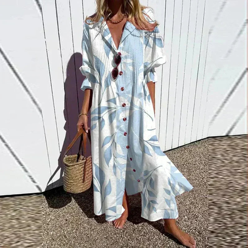 Diara | Women's Relaxed Luxe Spring Bohemian Maxi Dress