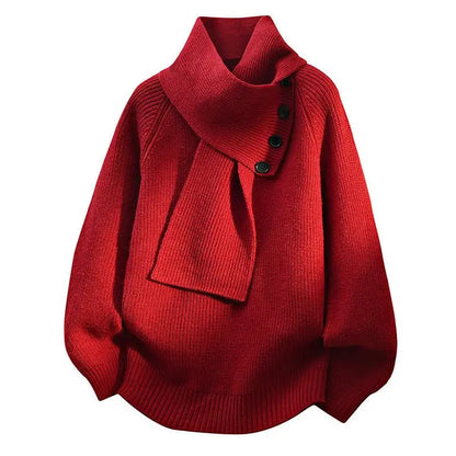 Arielle | Cozy Scarf-Neck Sweater