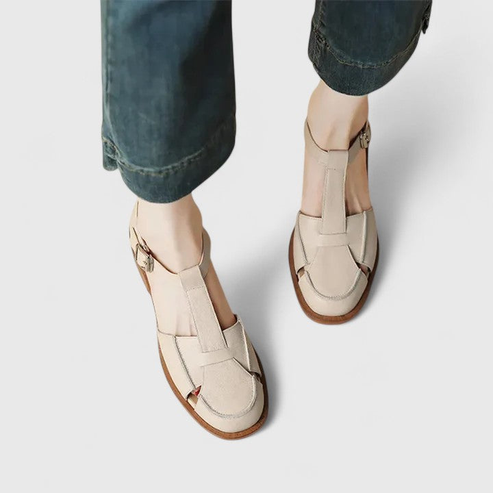 Thalina | Women's Cushioned Open-Toe Elegant Mary Jane Sandals