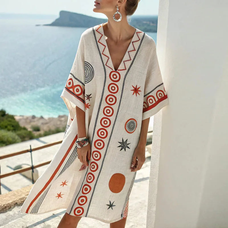 Women's Elegant Beach Mini Dress for Unforgettable Summer Looks