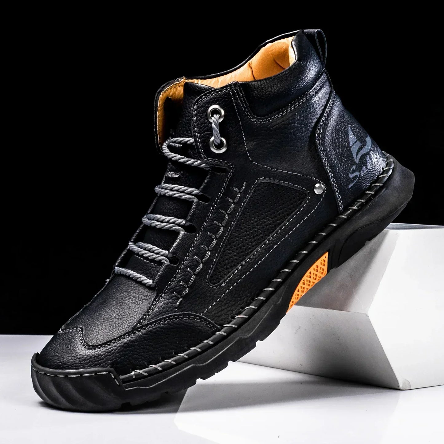Moritz | Men's Orthopedic Lace-Up High Top Shoes with Arch Support