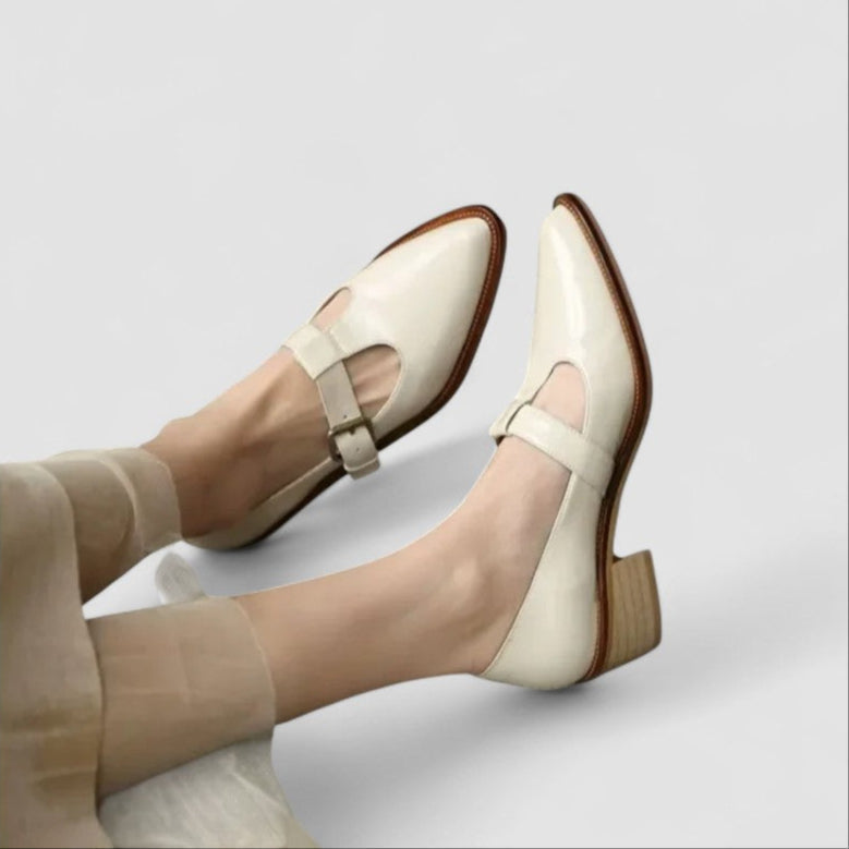 Thalynah | Women's Cushioned Pointed-Toe Orthopedic Mary Jane Shoes