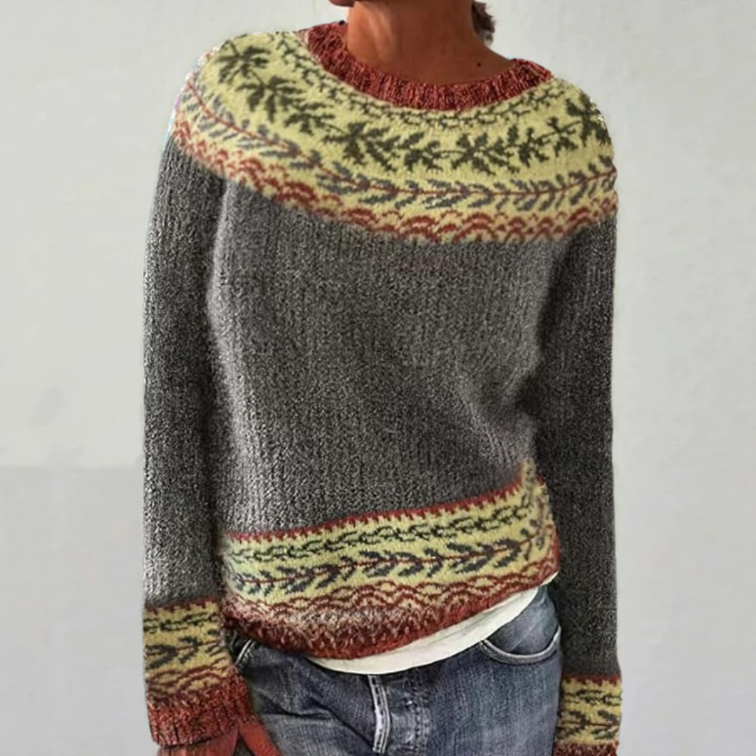 Lara | Women's Relaxed Cozy Retro Jumper
