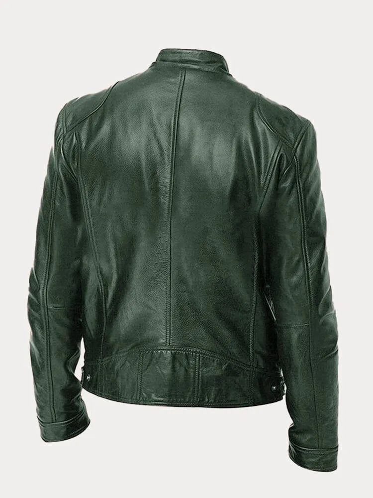 Men's Premium Matte Biker Jacket
